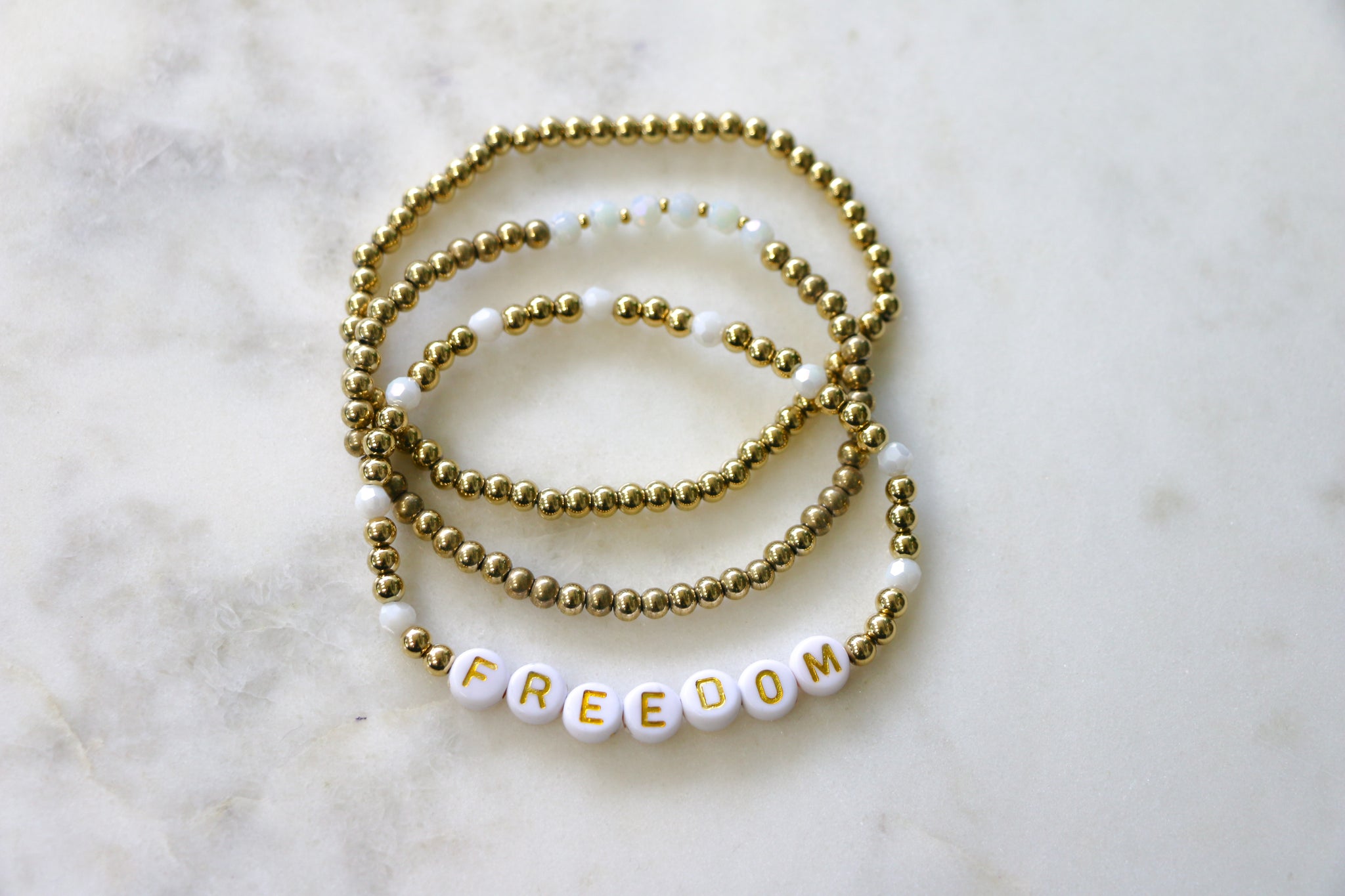 Freedom String Charm Bracelet Set - Carded - fairisleshop